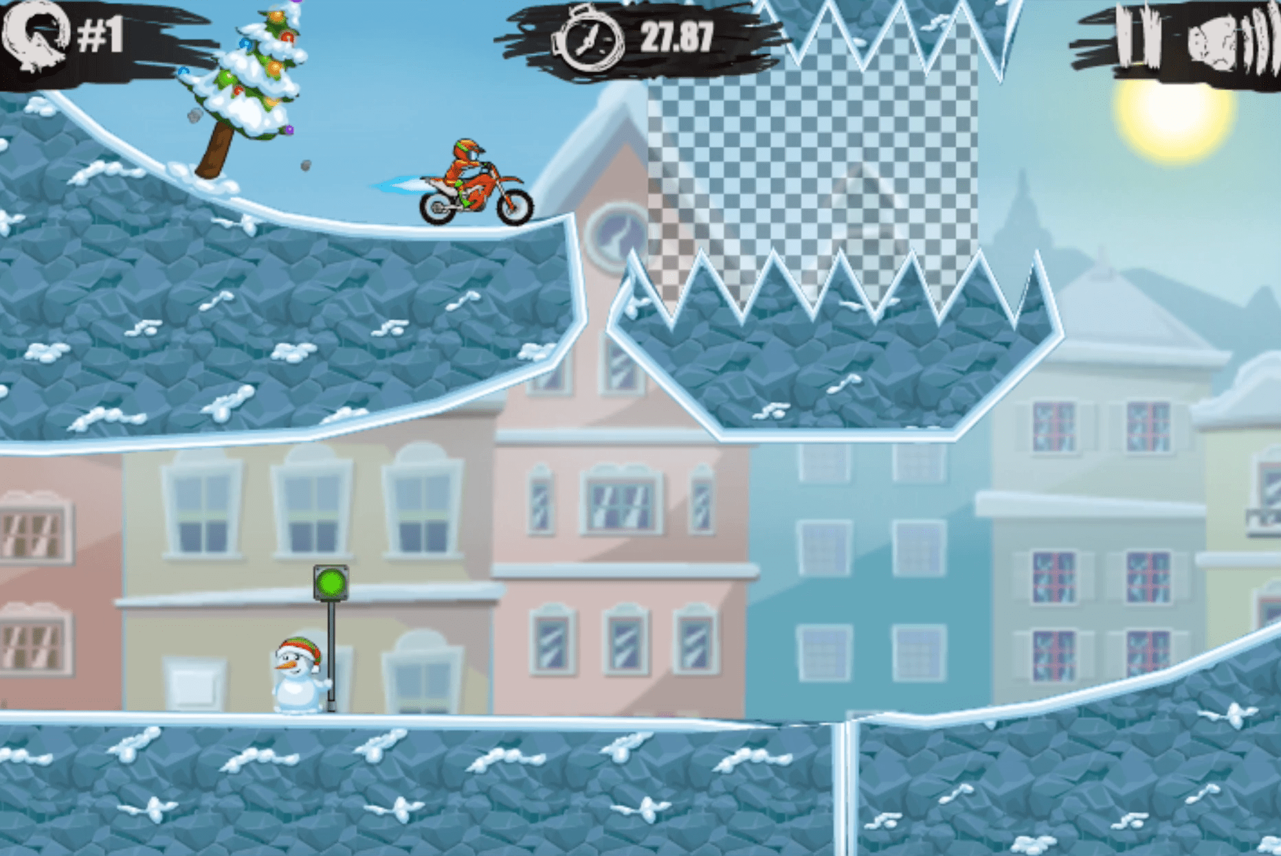 Moto X3M: Winter Screenshot 9