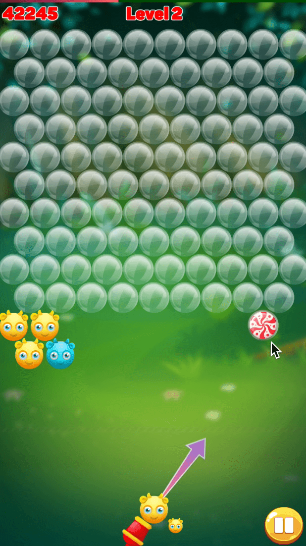 Cute Monster Bubble Shooter Screenshot 4