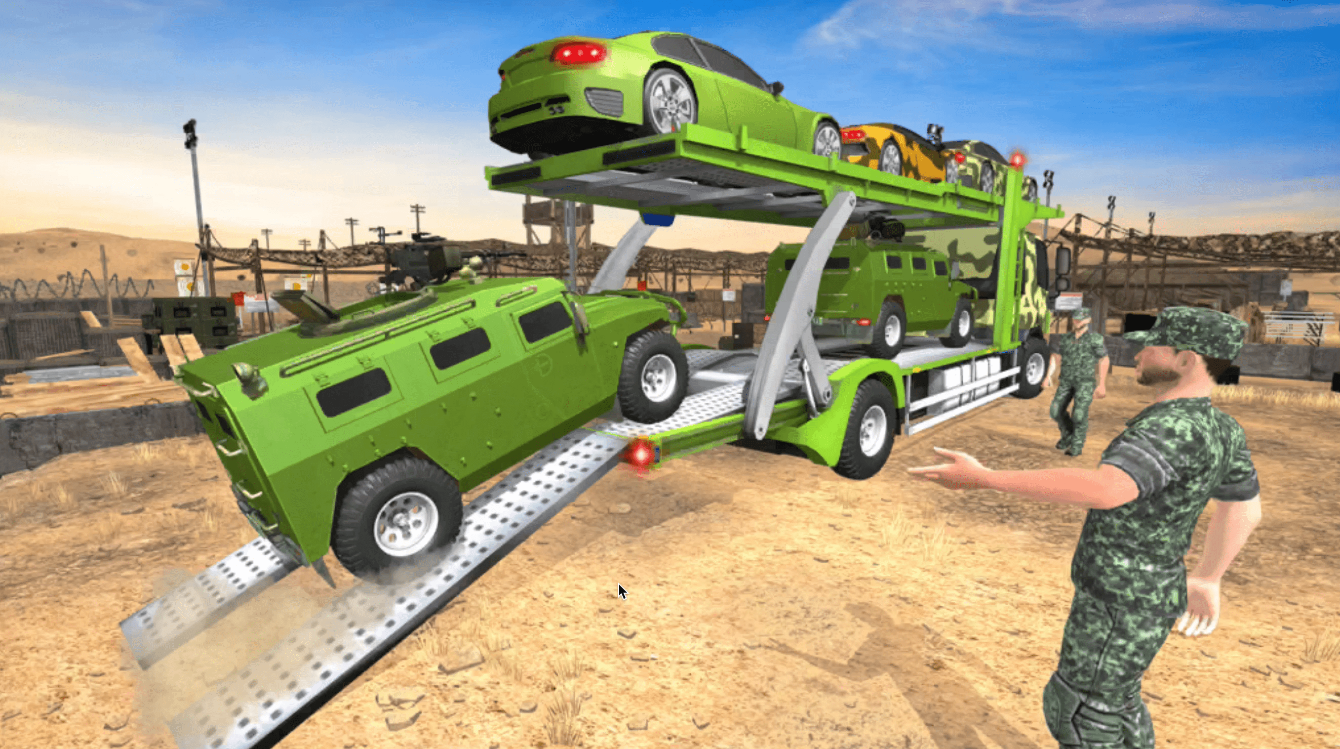 US Army Vehicle Transporter Truck Screenshot 7