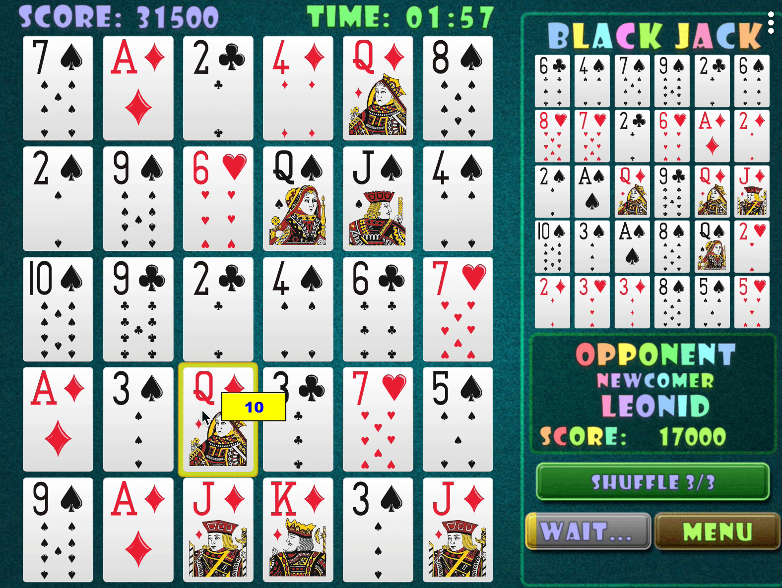 Black Jack Puzzle Screenshot 15