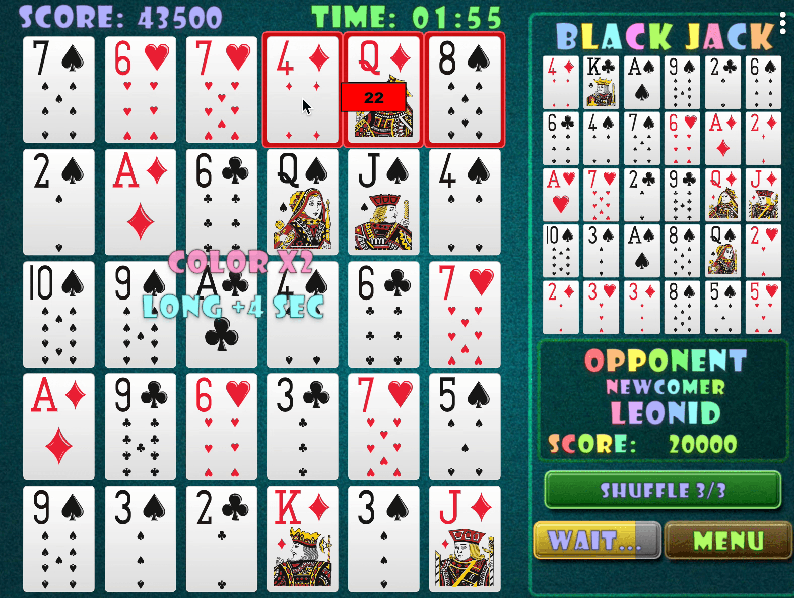 Black Jack Puzzle Screenshot 7