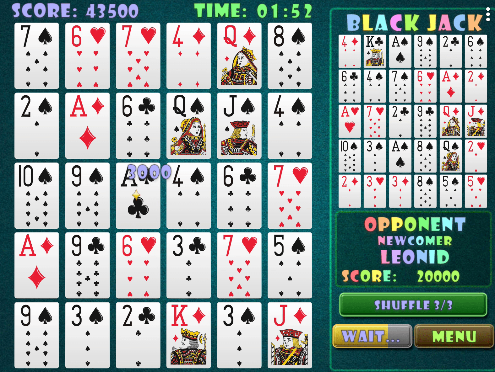 Black Jack Puzzle Screenshot 8