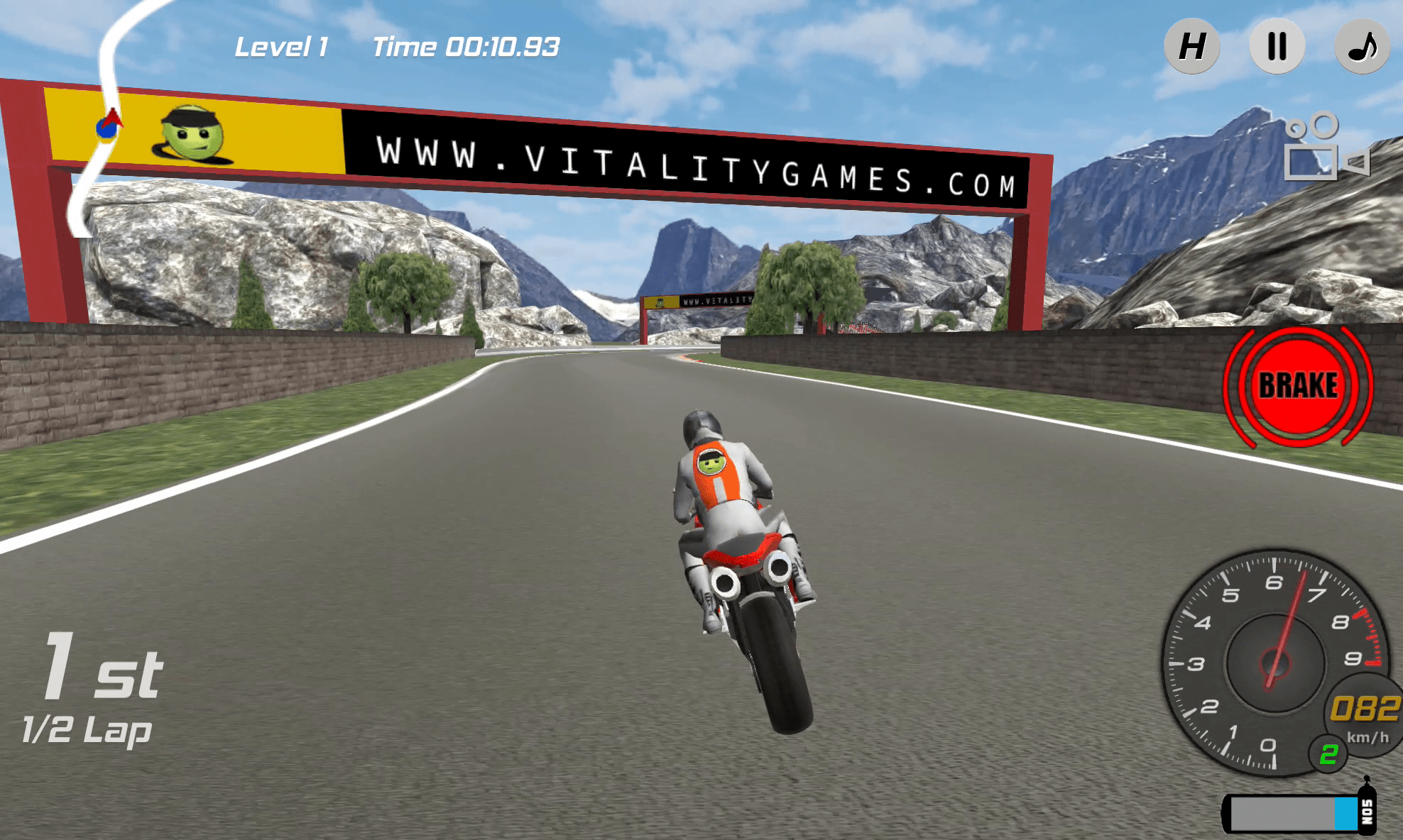 Speed Moto Racing Screenshot 1