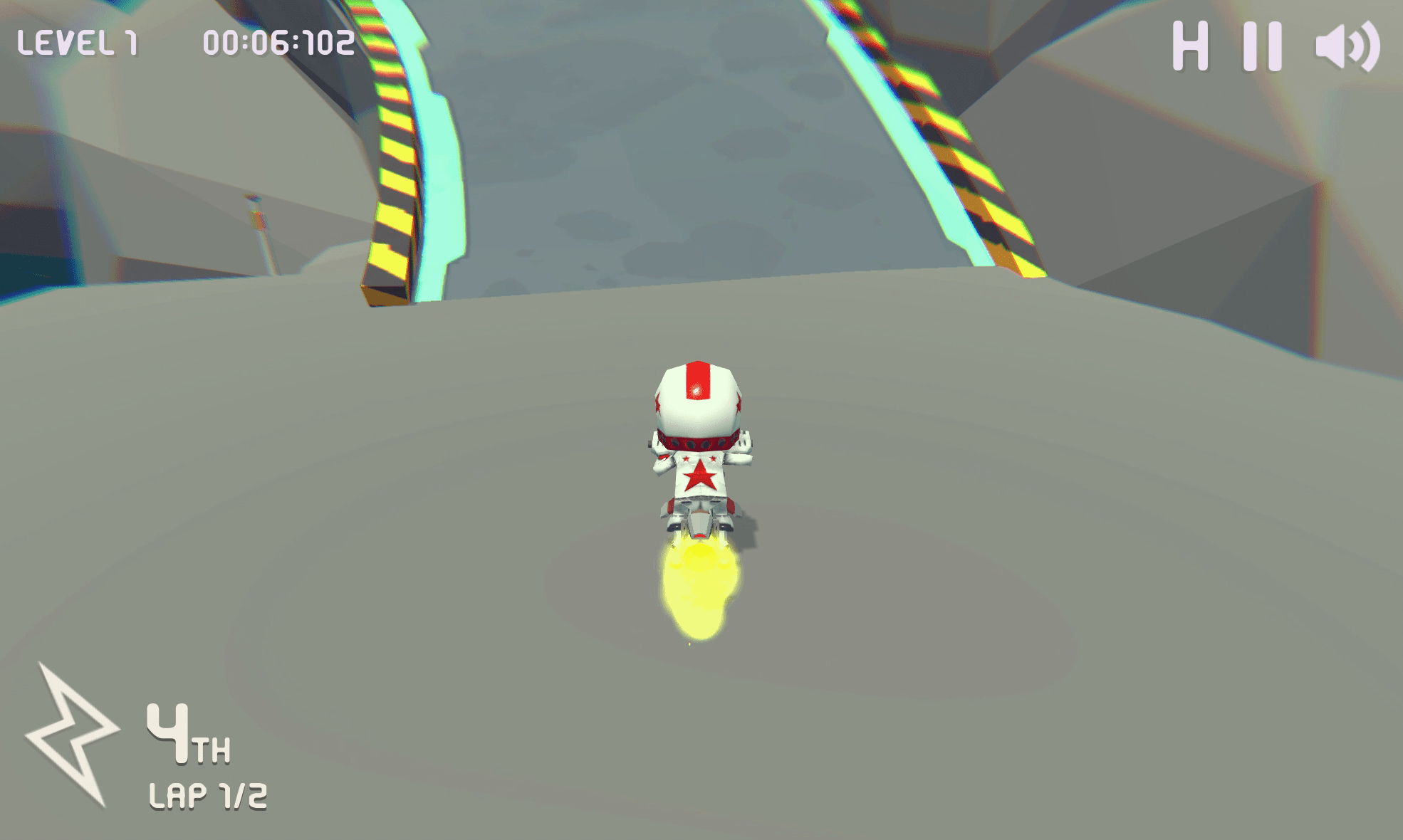 2 Player Moto Racing Screenshot 1