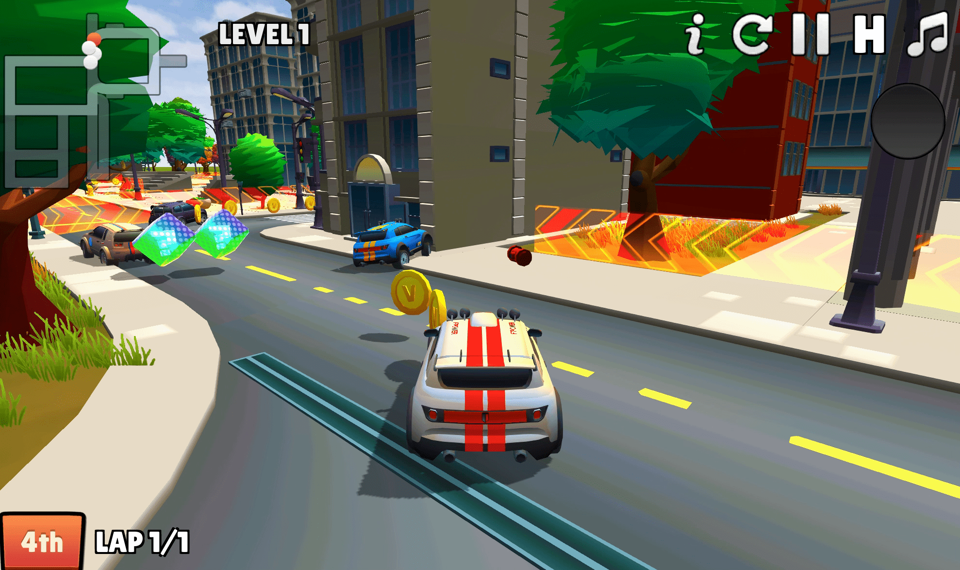 2 Player Battle Car Racing Screenshot 5
