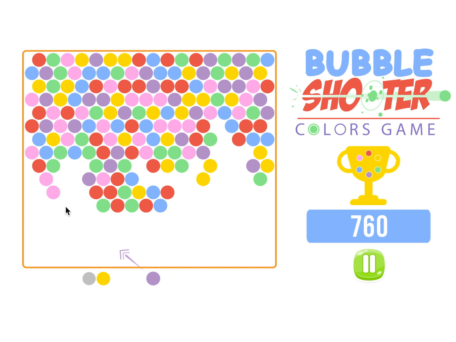 Bubble Shooter Colors Game Screenshot 3