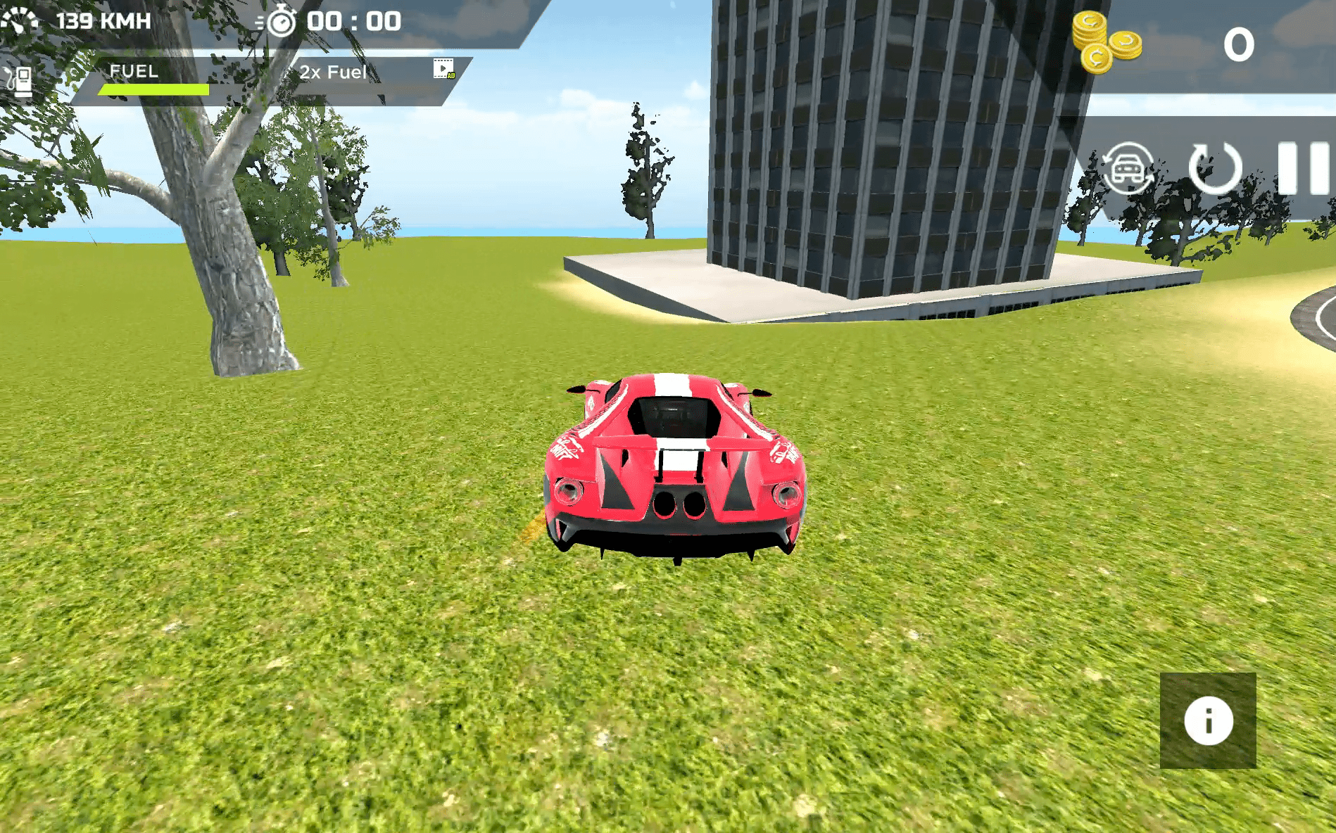 Real Sports Flying Car 3D Screenshot 13