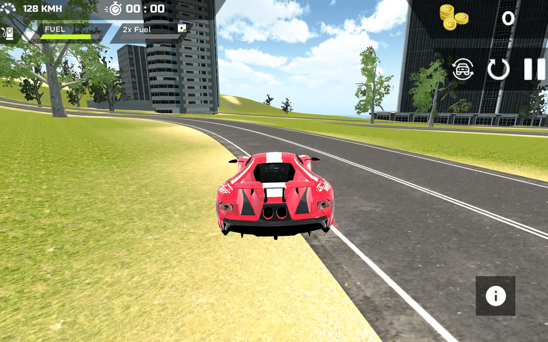 Real Sports Flying Car 3D Screenshot 7