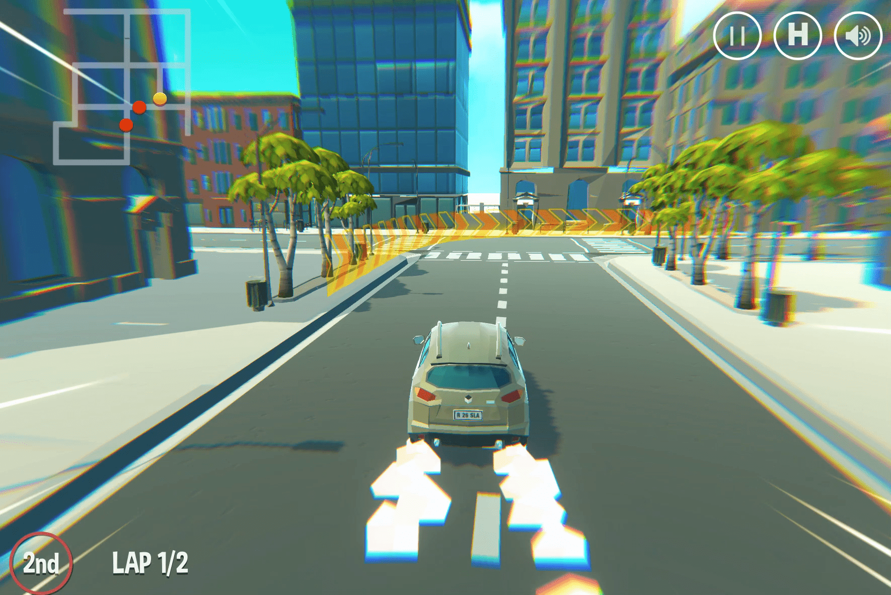 2 Player 3D City Racer Screenshot 7