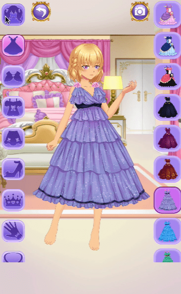 Anime Princess Dress Up Game Screenshot 4