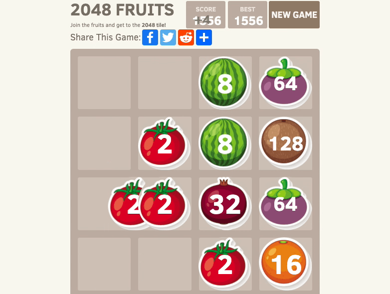 2048 Fruits Screenshot 7
