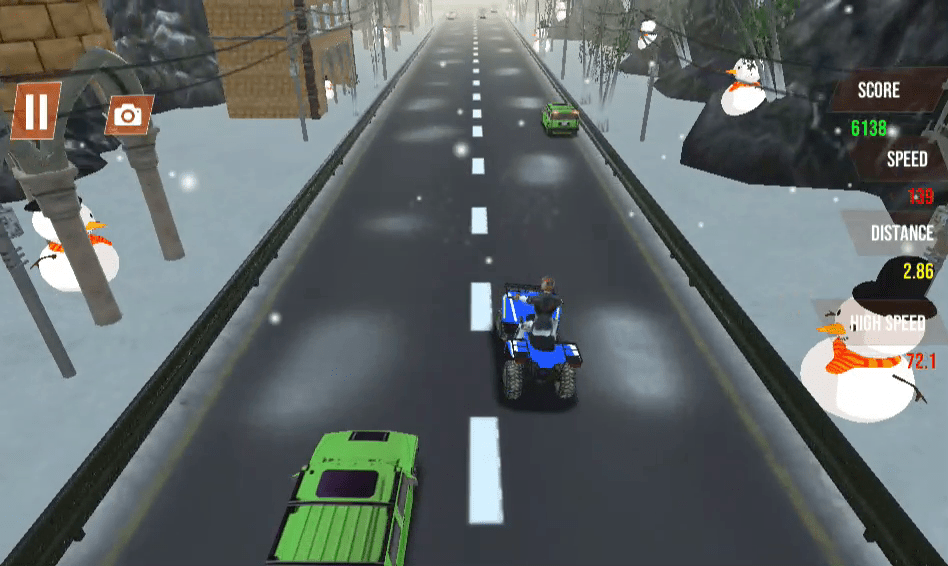 Quad Bike Traffic Racing Mania Screenshot 3