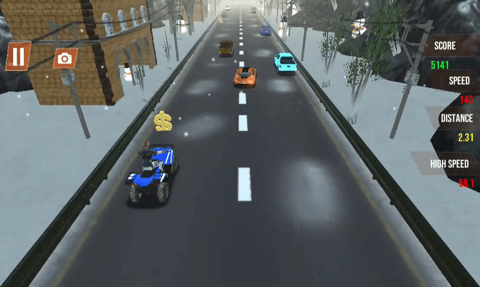 Quad Bike Traffic Racing Mania Screenshot 9