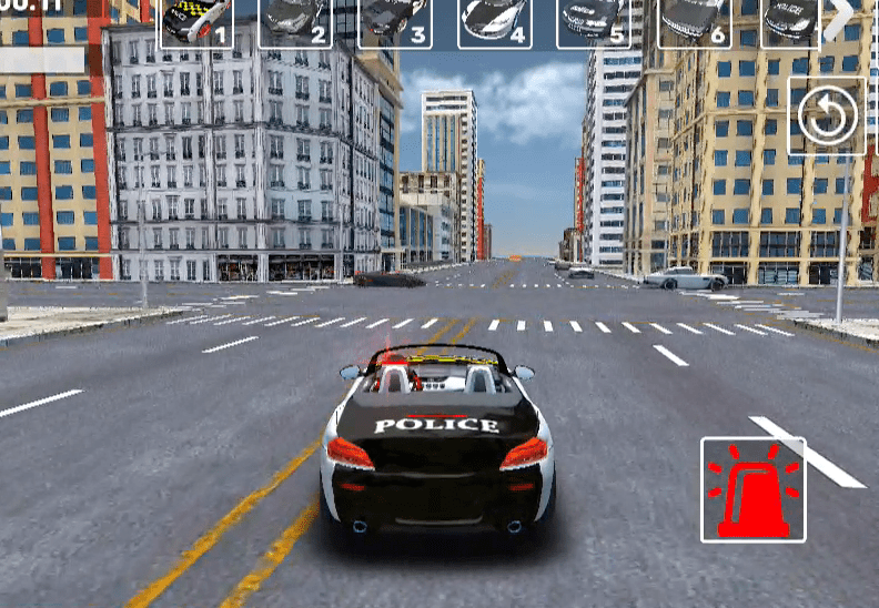 Police Car Stunt Simulation 3D Screenshot 1