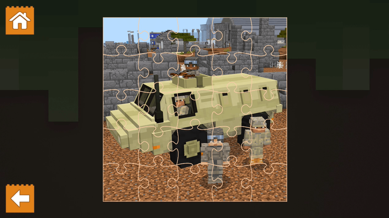 Blockcraft Truck Jigsaw Screenshot 11