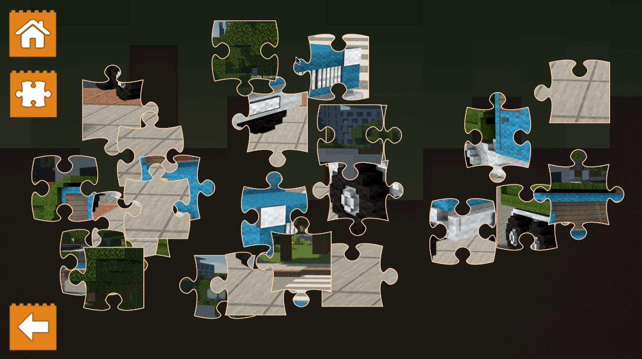 Blockcraft Truck Jigsaw Screenshot 3