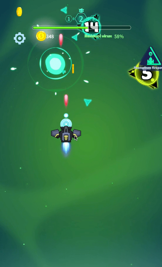 Galaxy Attack Virus Shooter Screenshot 2