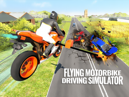 Flying Motorbike Driving Simulator