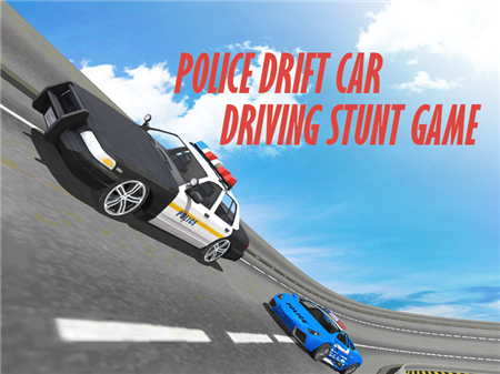 Police Drift Car Driving Stunt Game