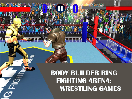 Body Builder Ring Fighting Arena: Wrestling Games