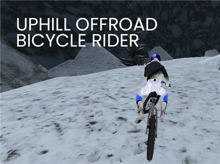 Uphill Offroad Bicycle Rider