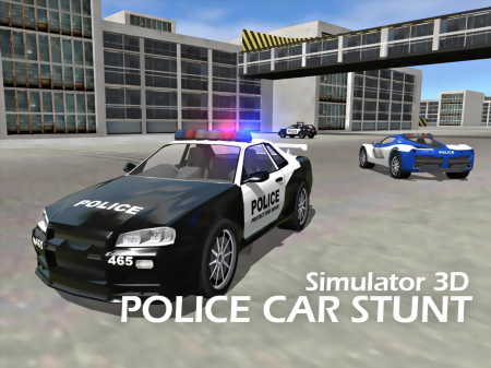 Police Car Stunt Simulation 3D