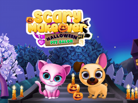 Scary Makeover Halloween Pet Salon