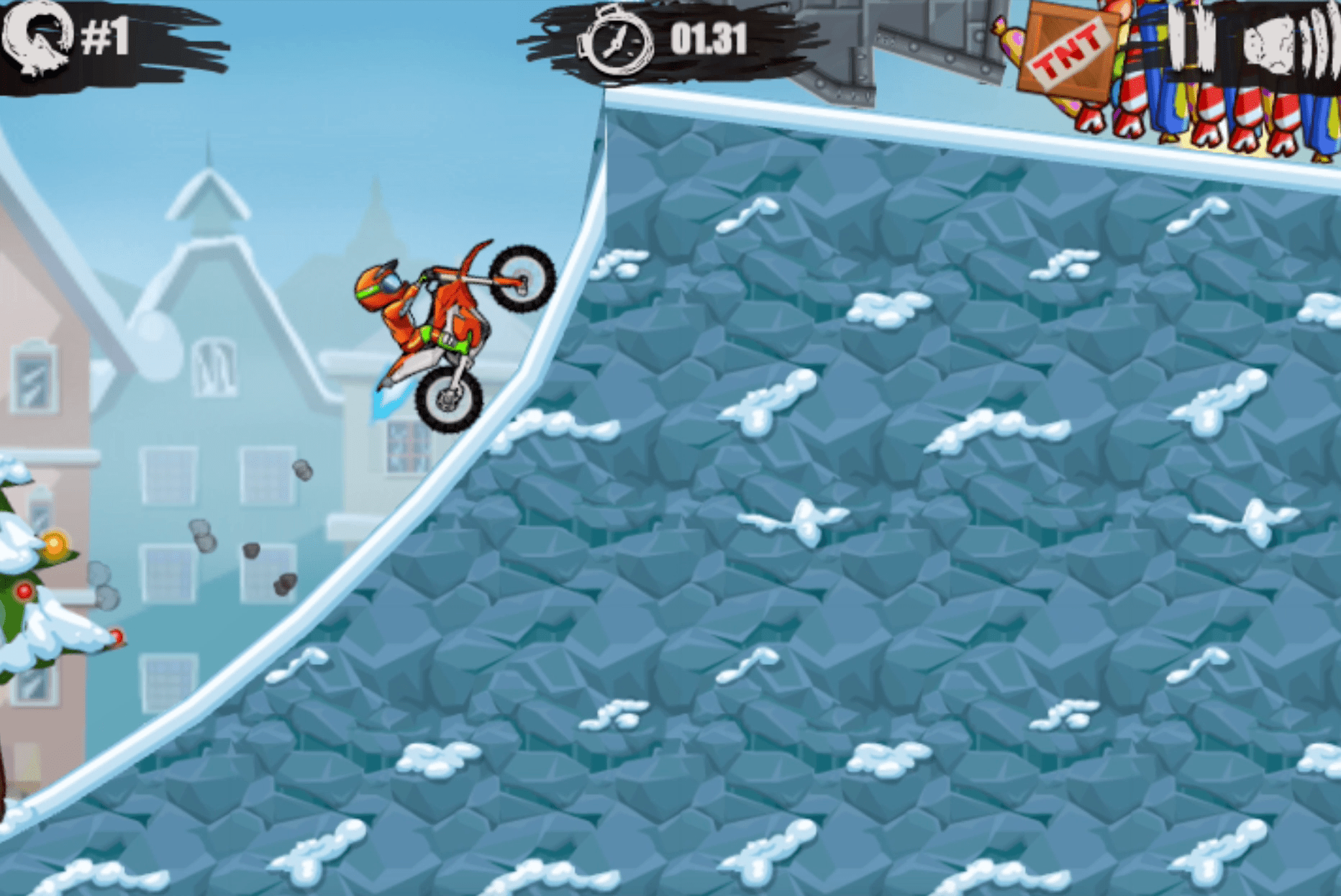 Moto X3M: Winter Screenshot 3