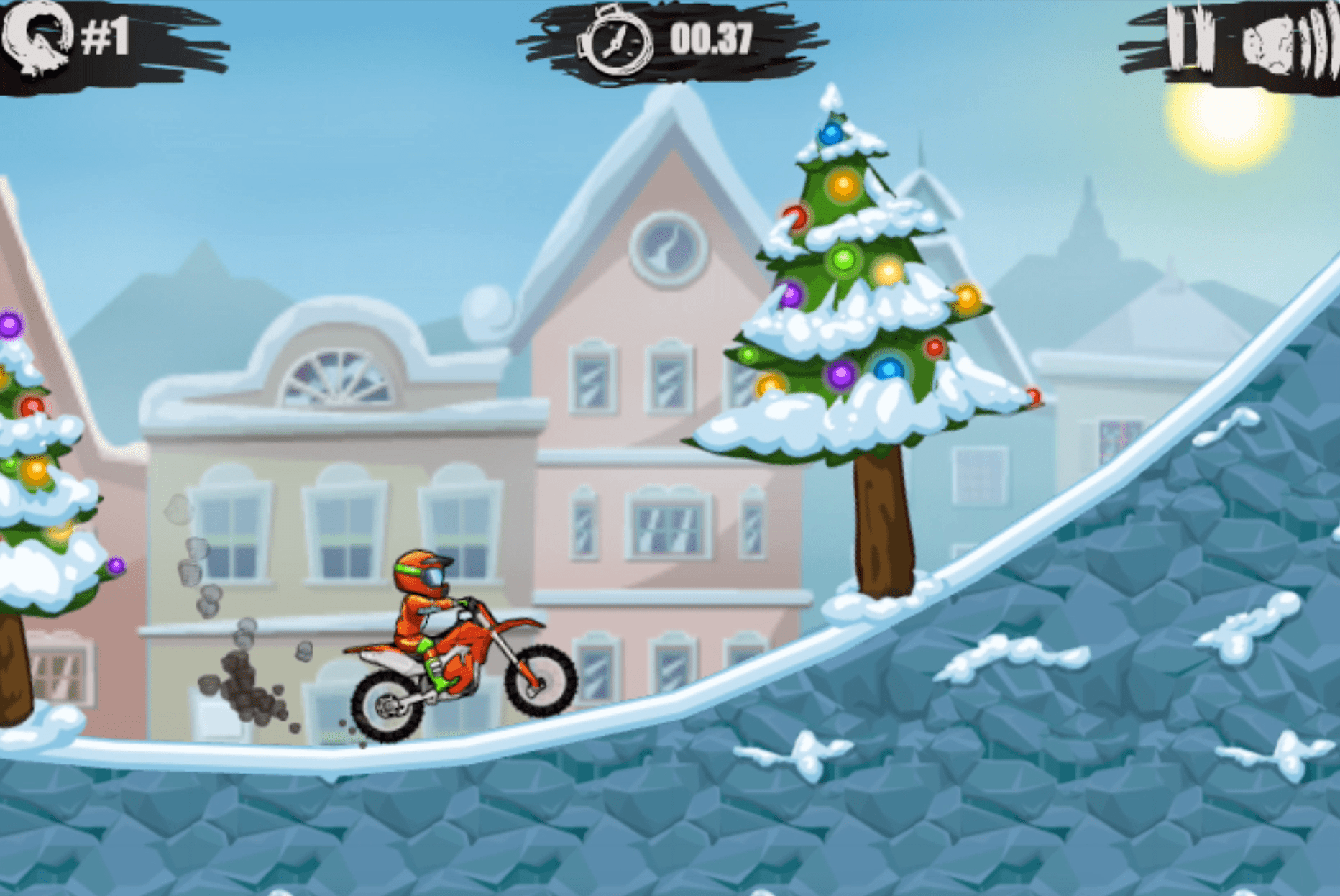 Moto X3M: Winter Screenshot 5 Moto X3M: Winter Screenshot 5