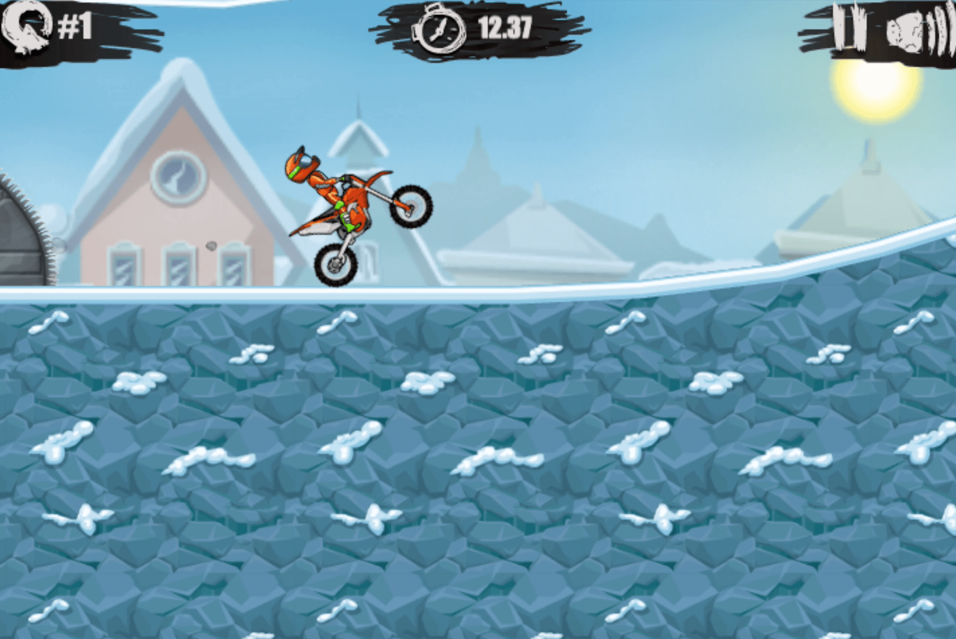 Moto X3M: Winter Screenshot 6