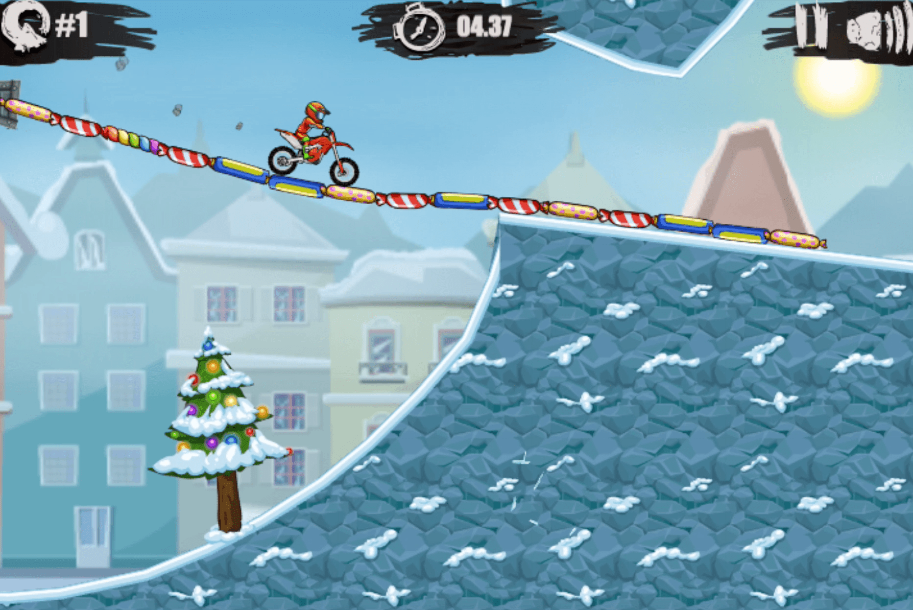 Moto X3M: Winter Screenshot 8