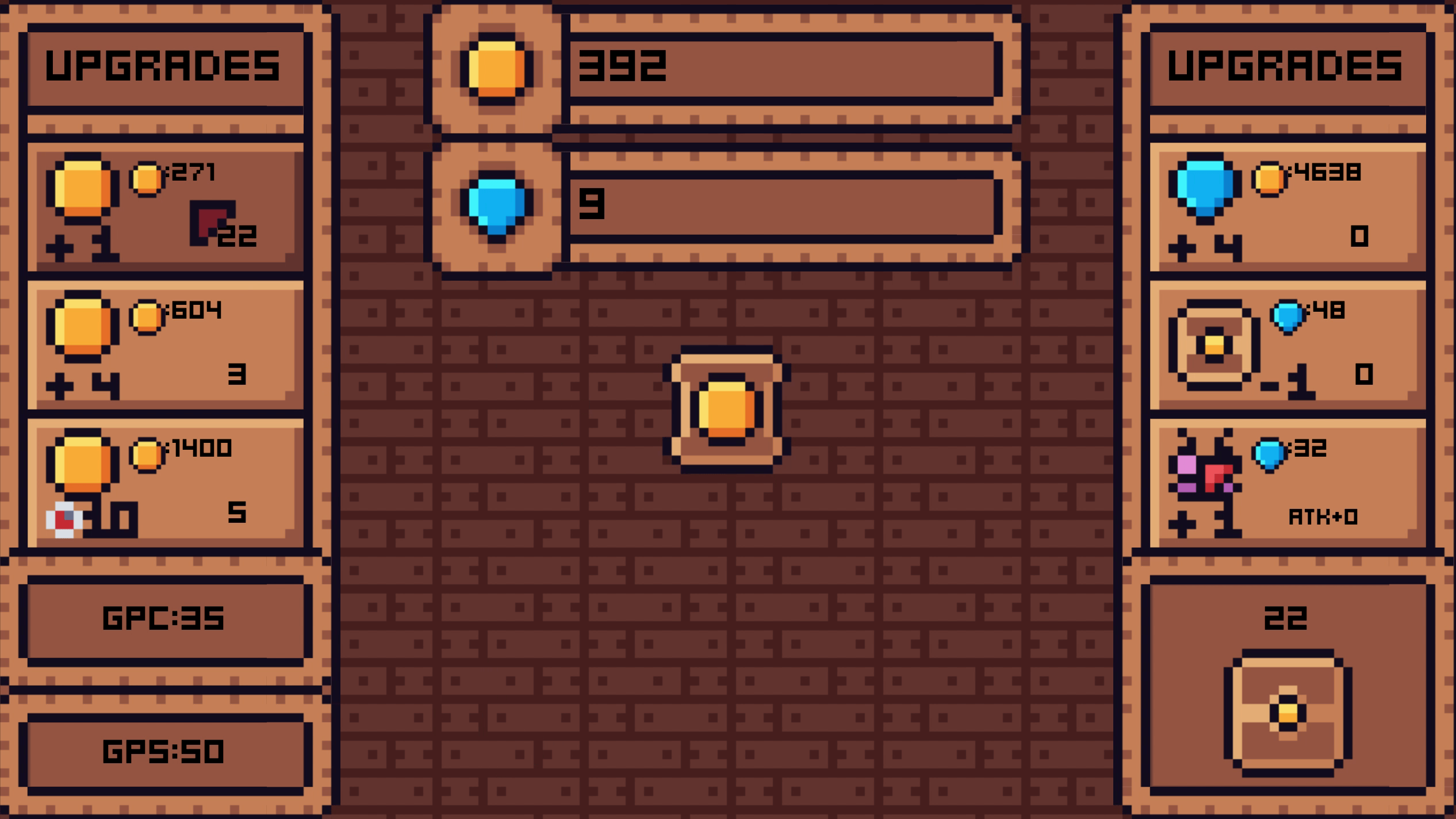 Pixel Gold Clicker Screenshot 1 Pixel Gold Clicker Screenshot 1