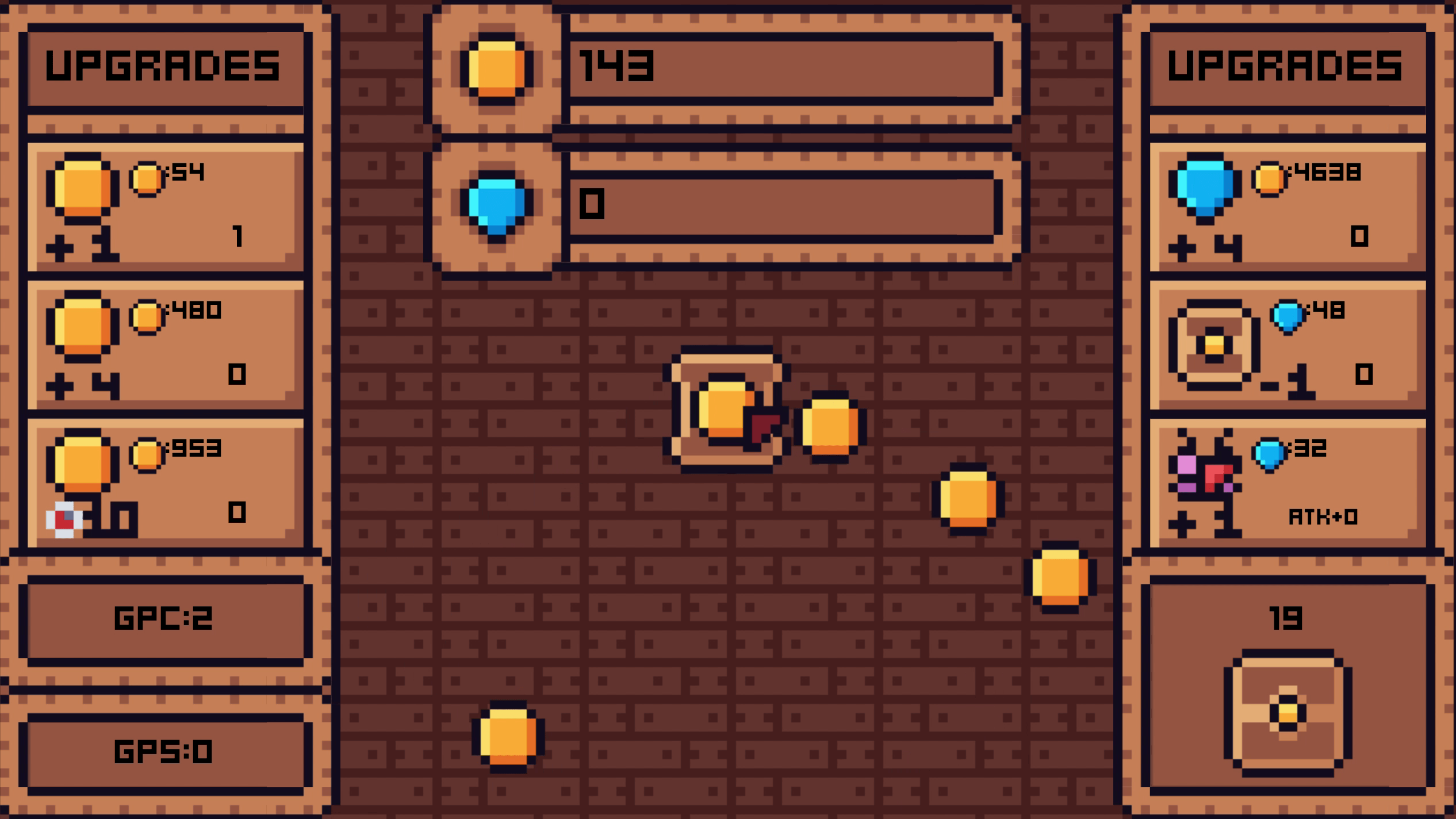 Pixel Gold Clicker Screenshot 2