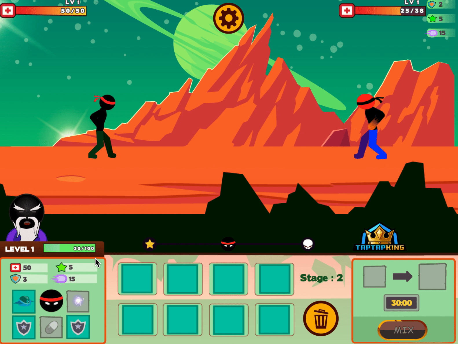 Stickman Shadow Hero Screenshot 2