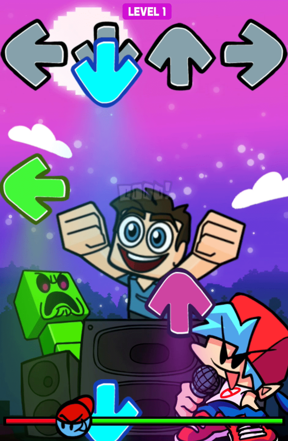 Super Friday Night Funki vs Minedcraft Screenshot 2 Super Friday Night Funki vs Minedcraft Screenshot 2