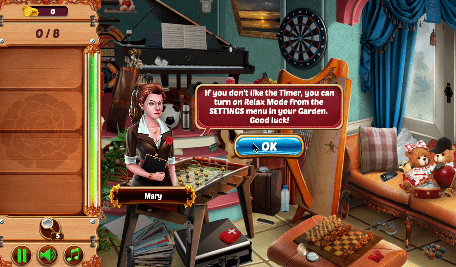 Nary Knots: Garden Wedding Hidden Object Screenshot 10 Nary Knots: Garden Wedding Hidden Object Screenshot 10