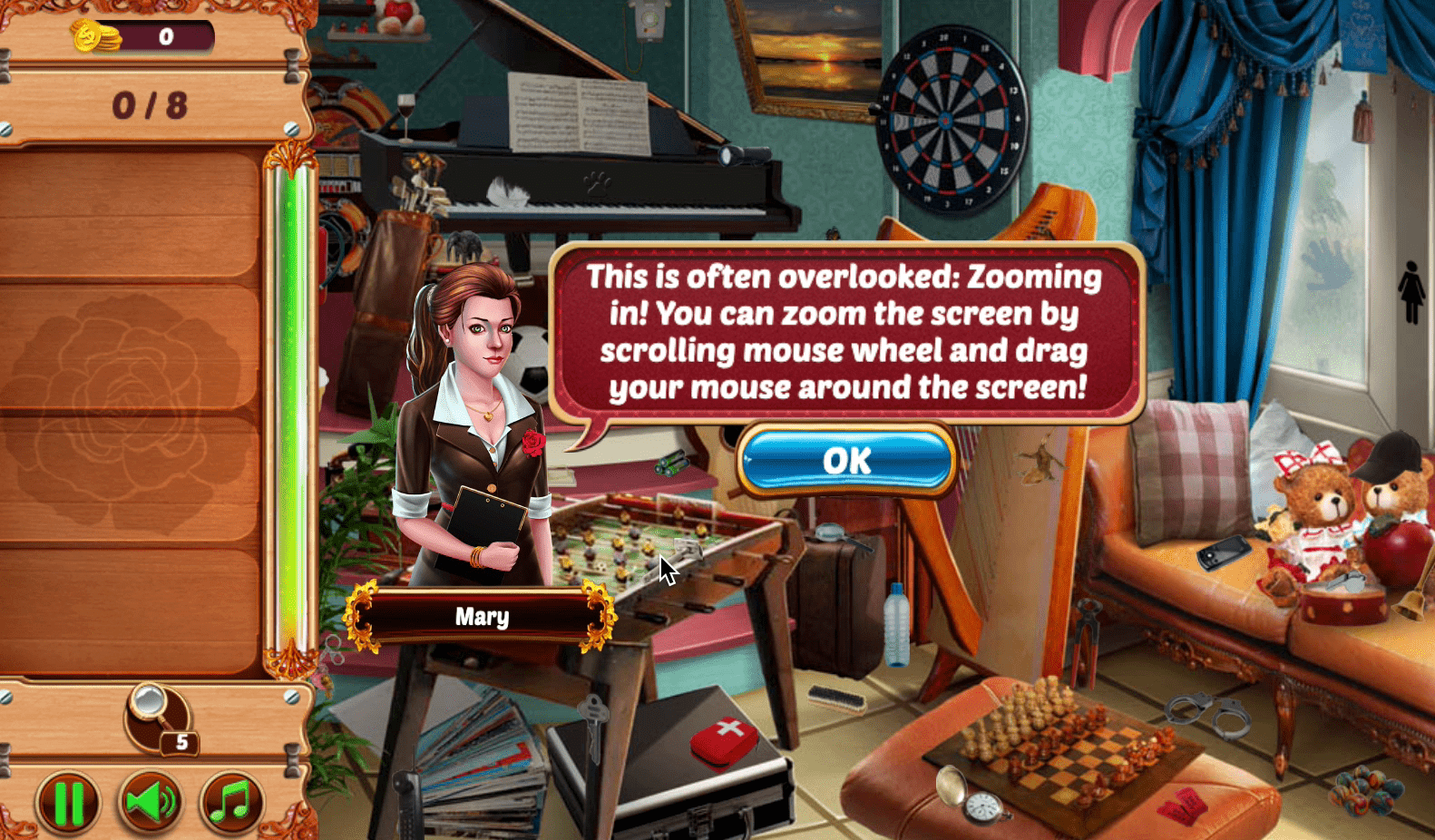 Nary Knots: Garden Wedding Hidden Object Screenshot 8 Nary Knots: Garden Wedding Hidden Object Screenshot 8