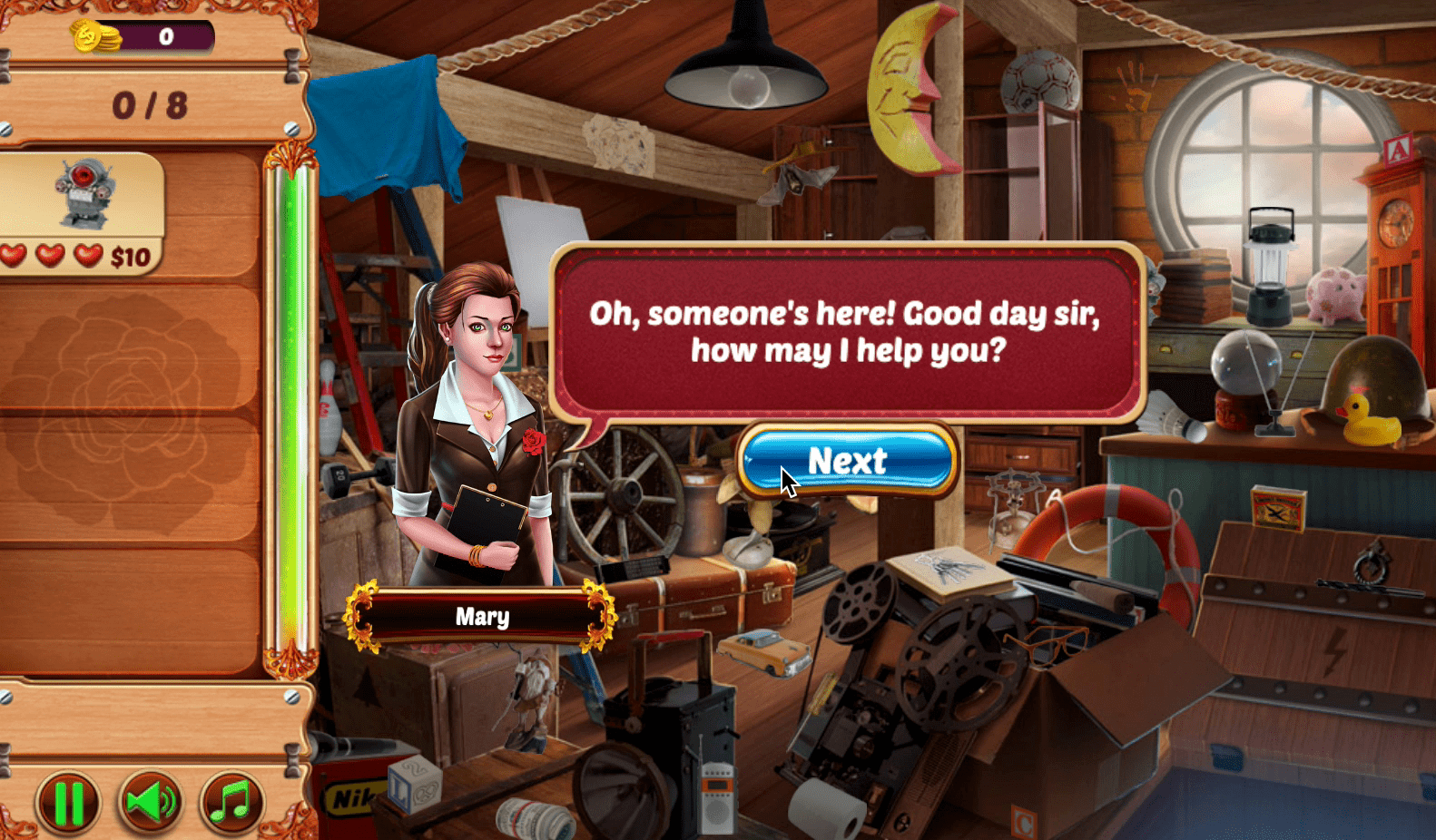 Nary Knots: Garden Wedding Hidden Object Screenshot 9 Nary Knots: Garden Wedding Hidden Object Screenshot 9
