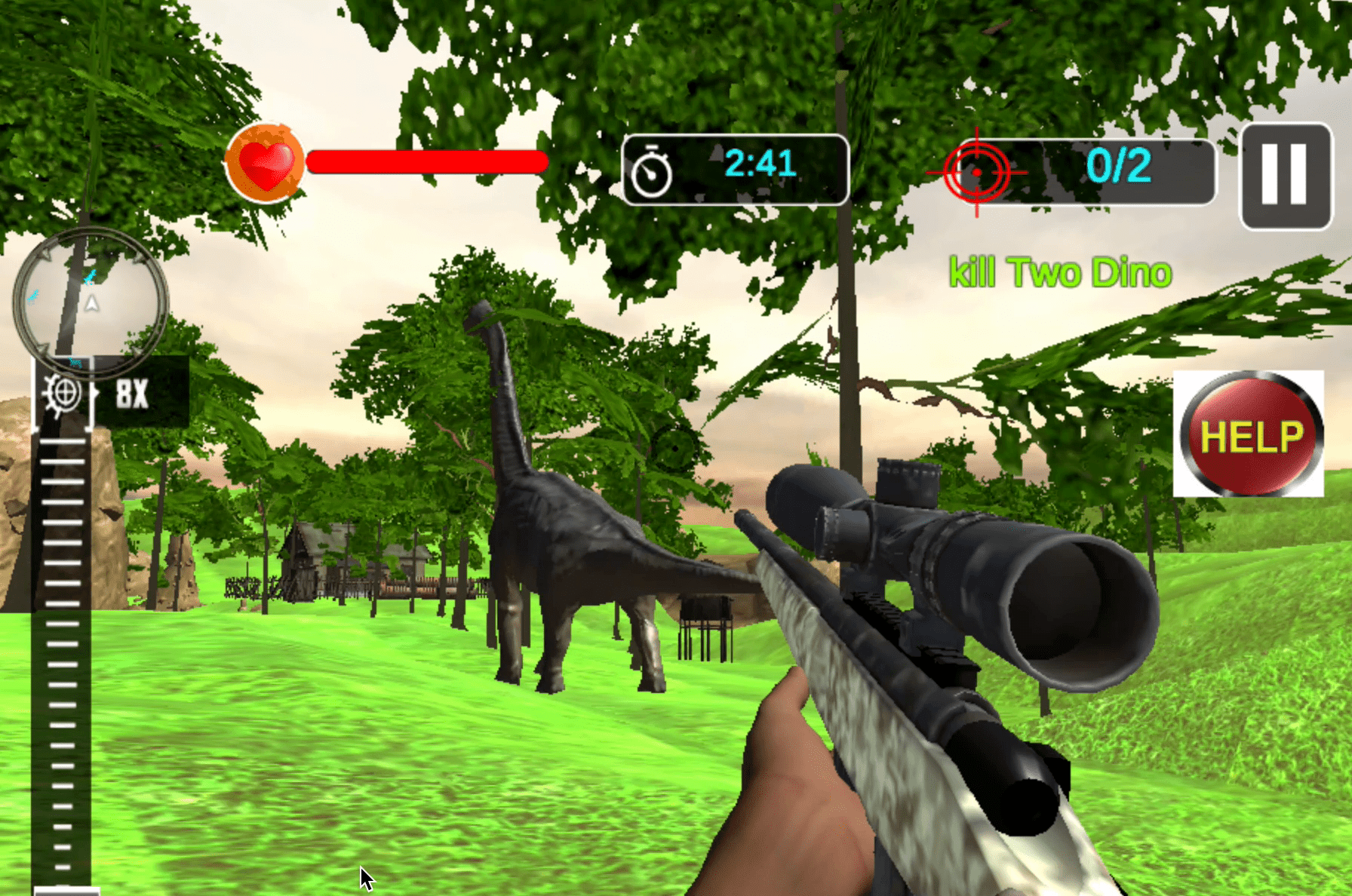 Deadly Dinosaur Hunter Shooter Screenshot 1