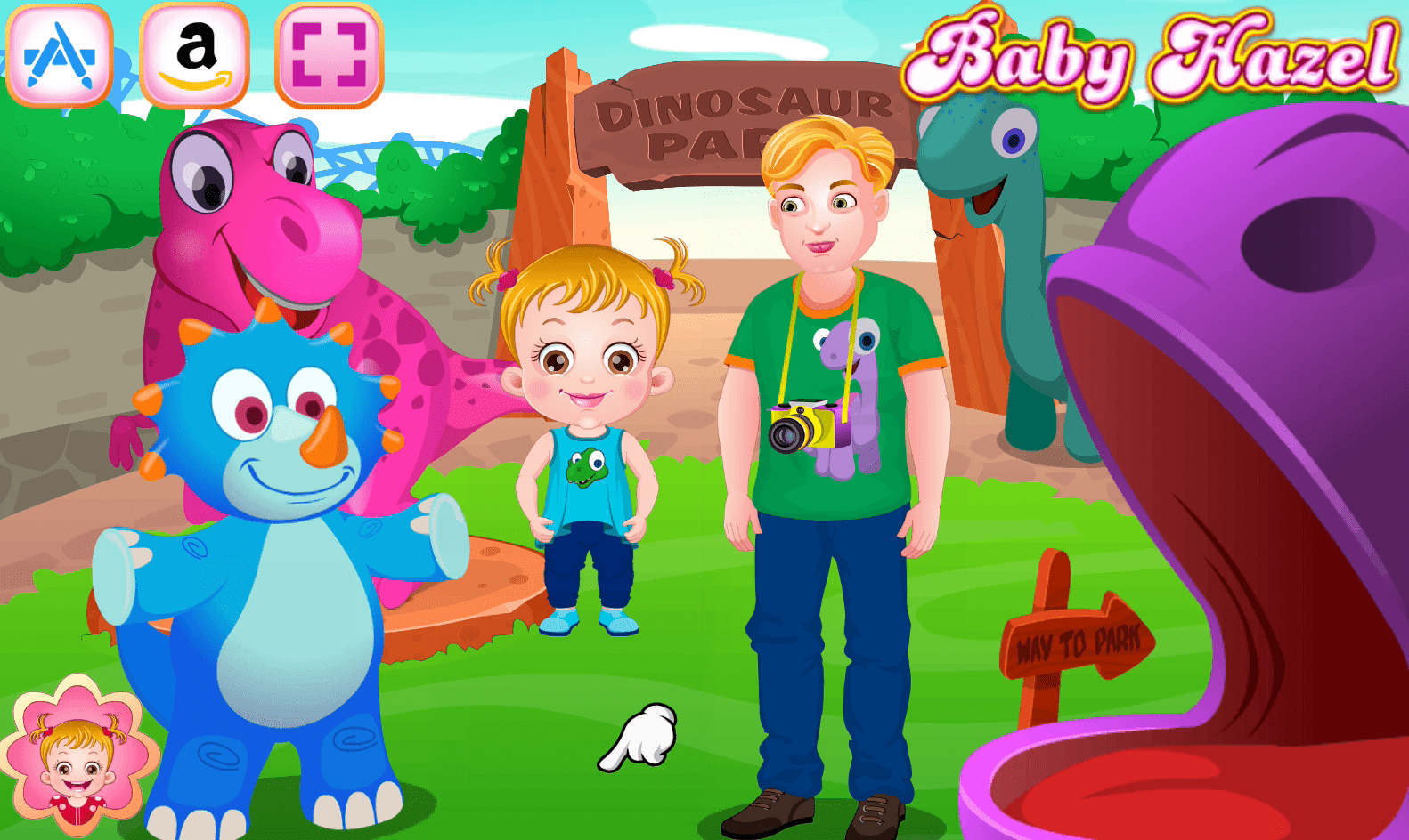 Baby Hazel Dinosaur Park Screenshot 2