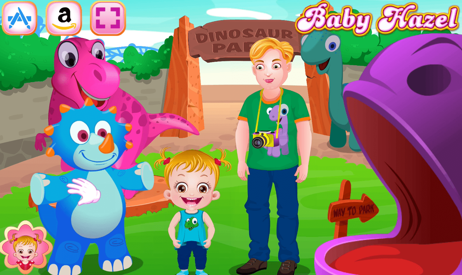 Baby Hazel Dinosaur Park Screenshot 3