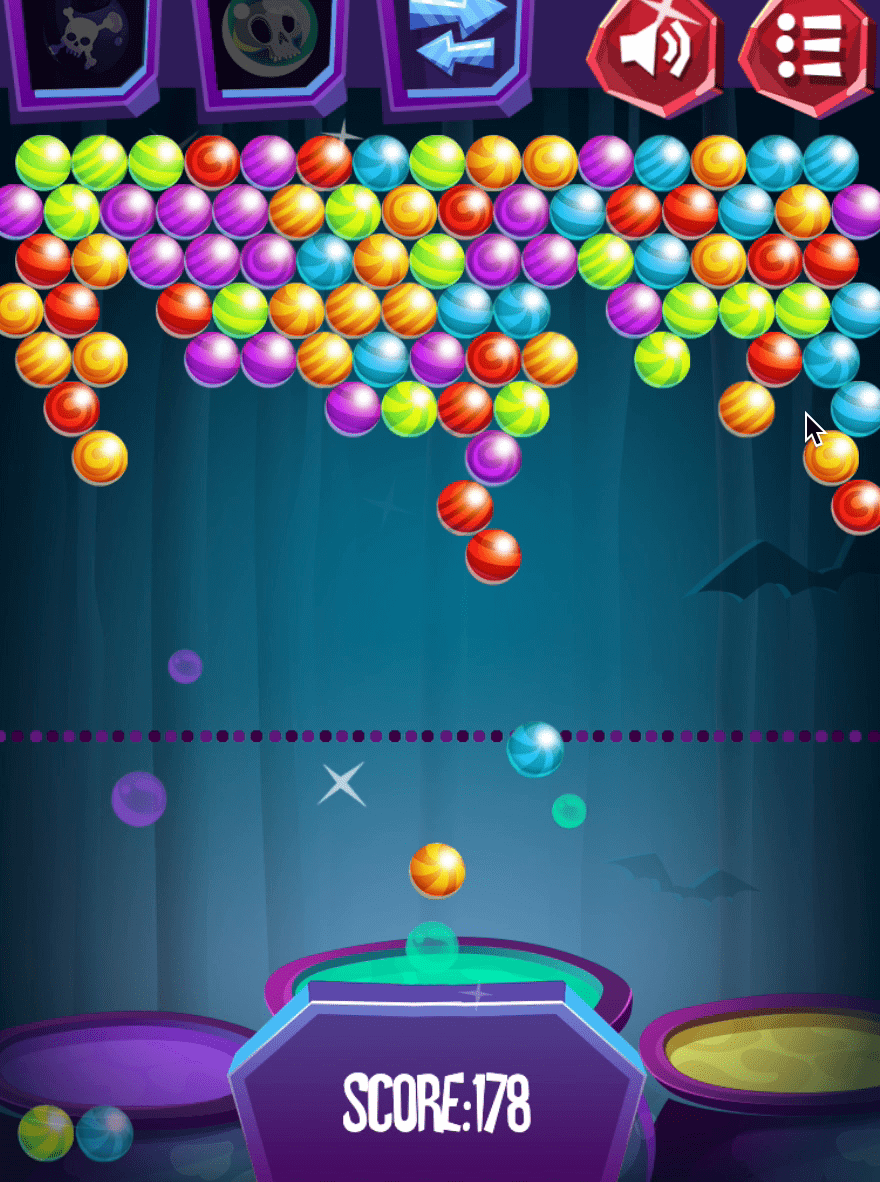 Spooky Bubble Shooter Screenshot 3 Spooky Bubble Shooter Screenshot 3
