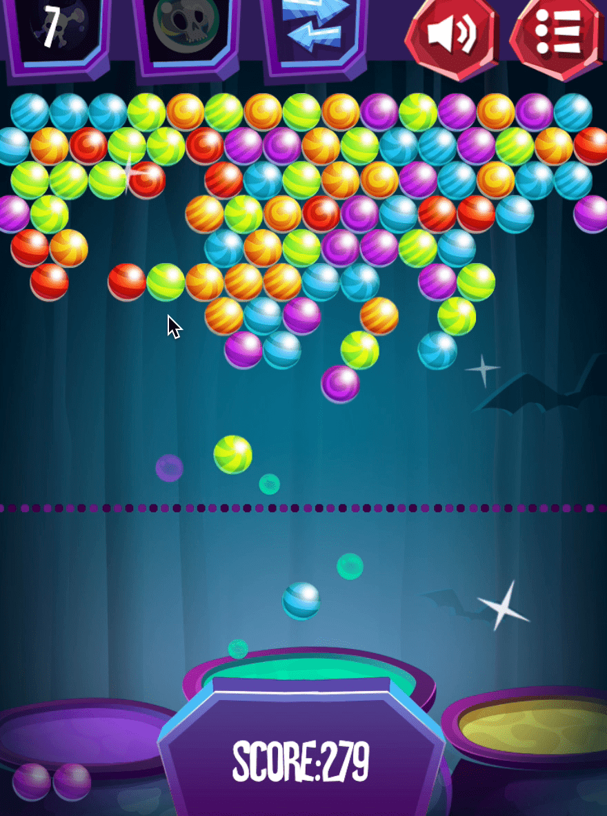 Spooky Bubble Shooter Screenshot 5