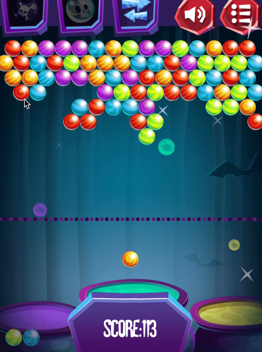 Spooky Bubble Shooter Screenshot 6 Spooky Bubble Shooter Screenshot 6
