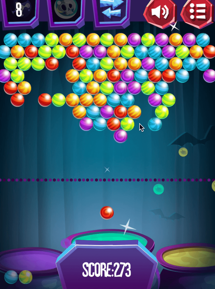 Spooky Bubble Shooter Screenshot 7