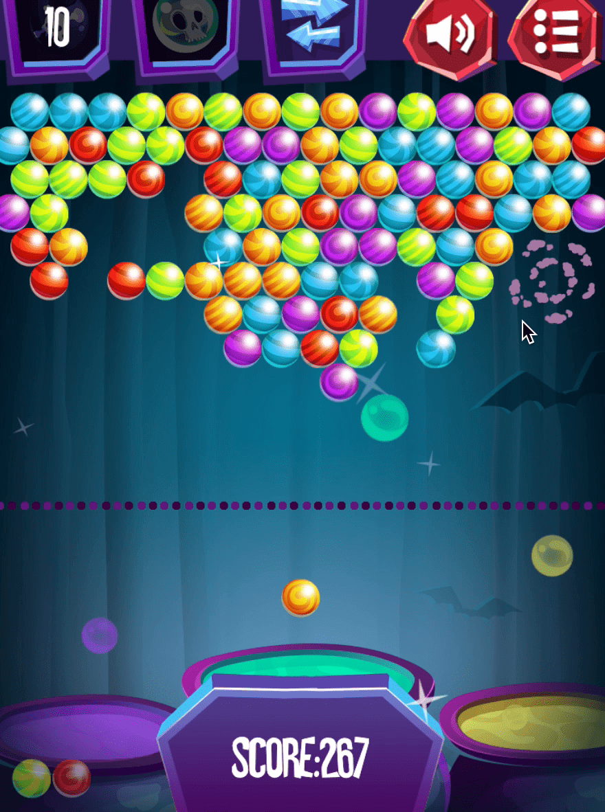 Spooky Bubble Shooter Screenshot 8