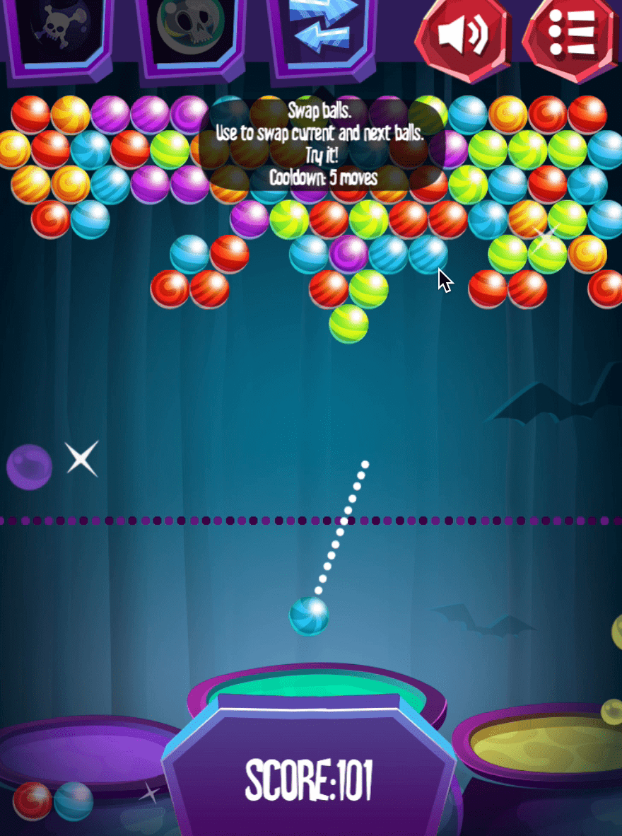 Spooky Bubble Shooter Screenshot 9