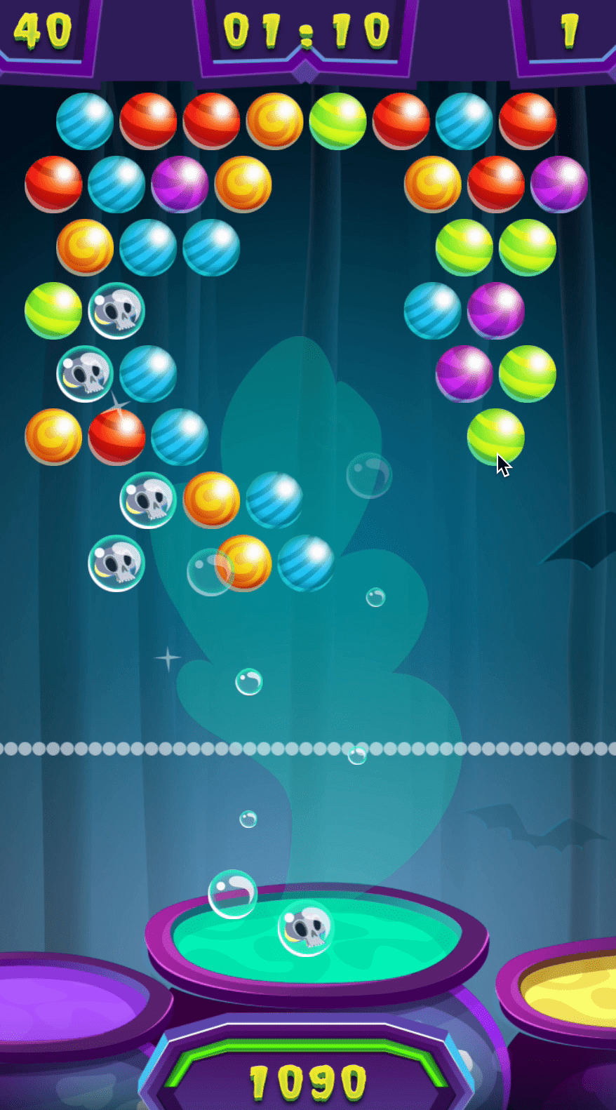 Halloween Bubble Shooter Screenshot 3 Halloween Bubble Shooter Screenshot 3