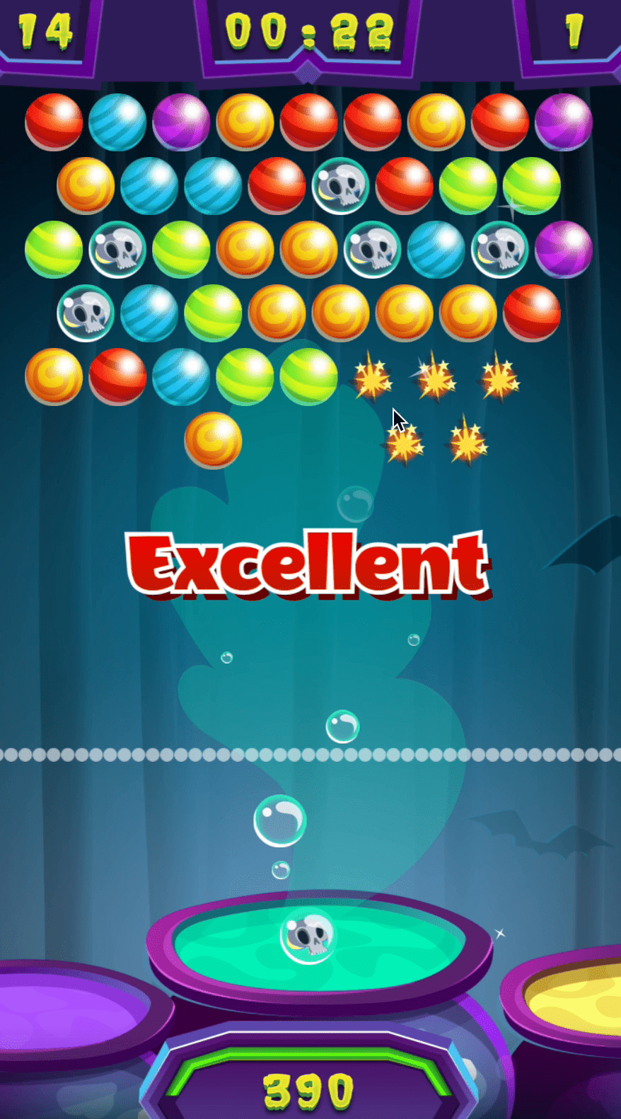 Halloween Bubble Shooter Screenshot 6 Halloween Bubble Shooter Screenshot 6