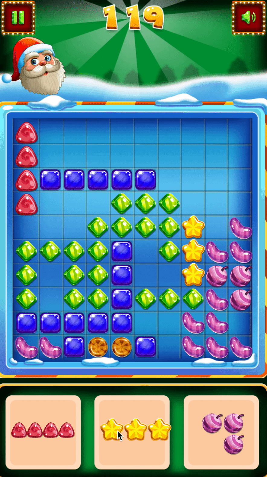 10x10 Winter Gems Screenshot 1 10x10 Winter Gems Screenshot 1